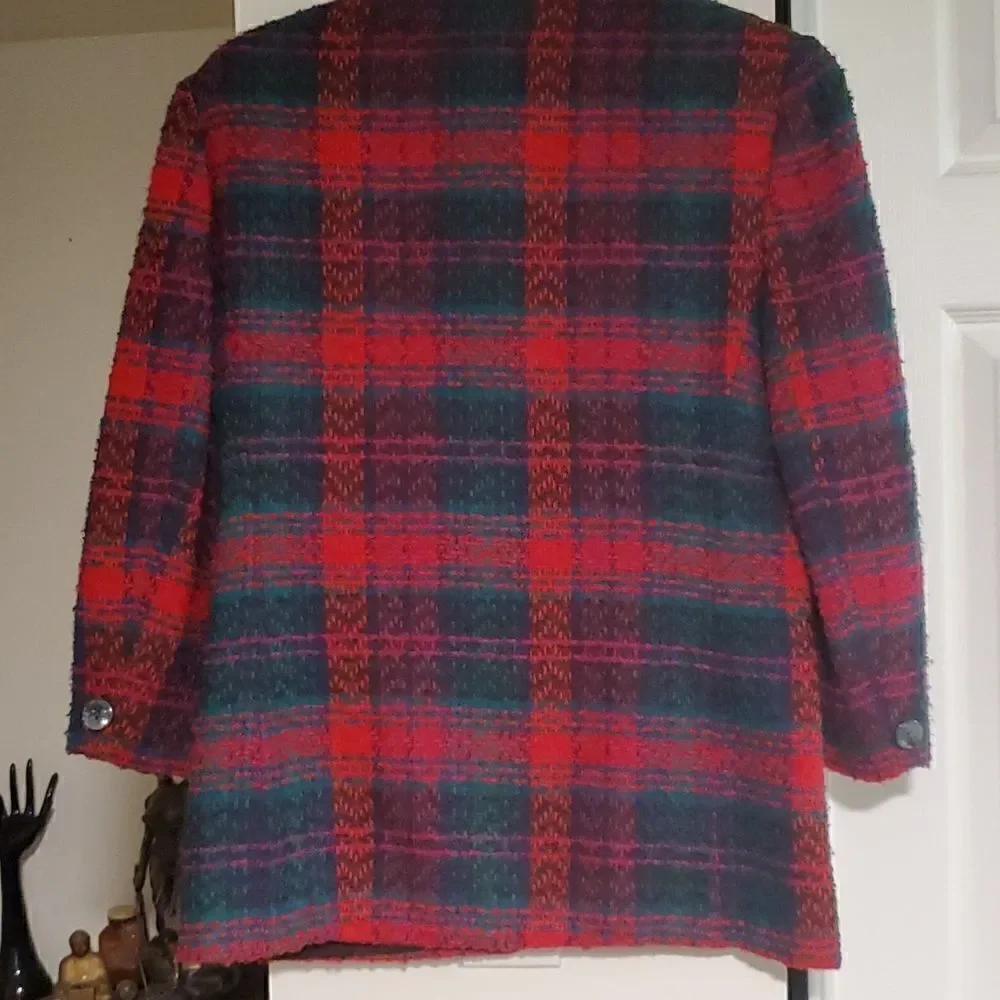 Acrylic blazer with lining